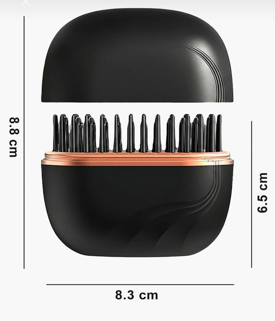 Straightening Compact Comb | Black