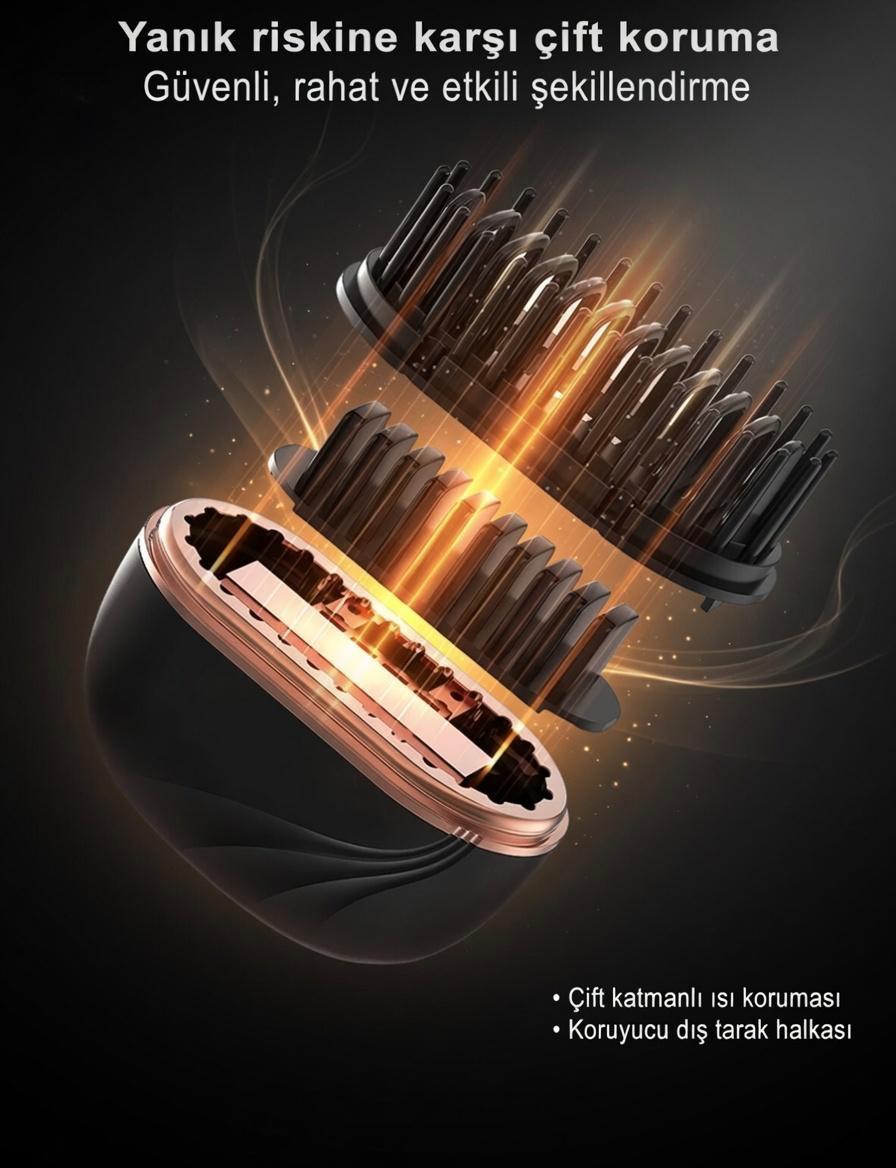 Straightening Compact Comb | Black