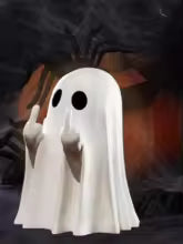 Fantasma Rebelde – Figura decorativa de Halloween (7,5 cm)