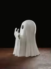 Fantasma Rebelde – Figura decorativa de Halloween (7,5 cm)